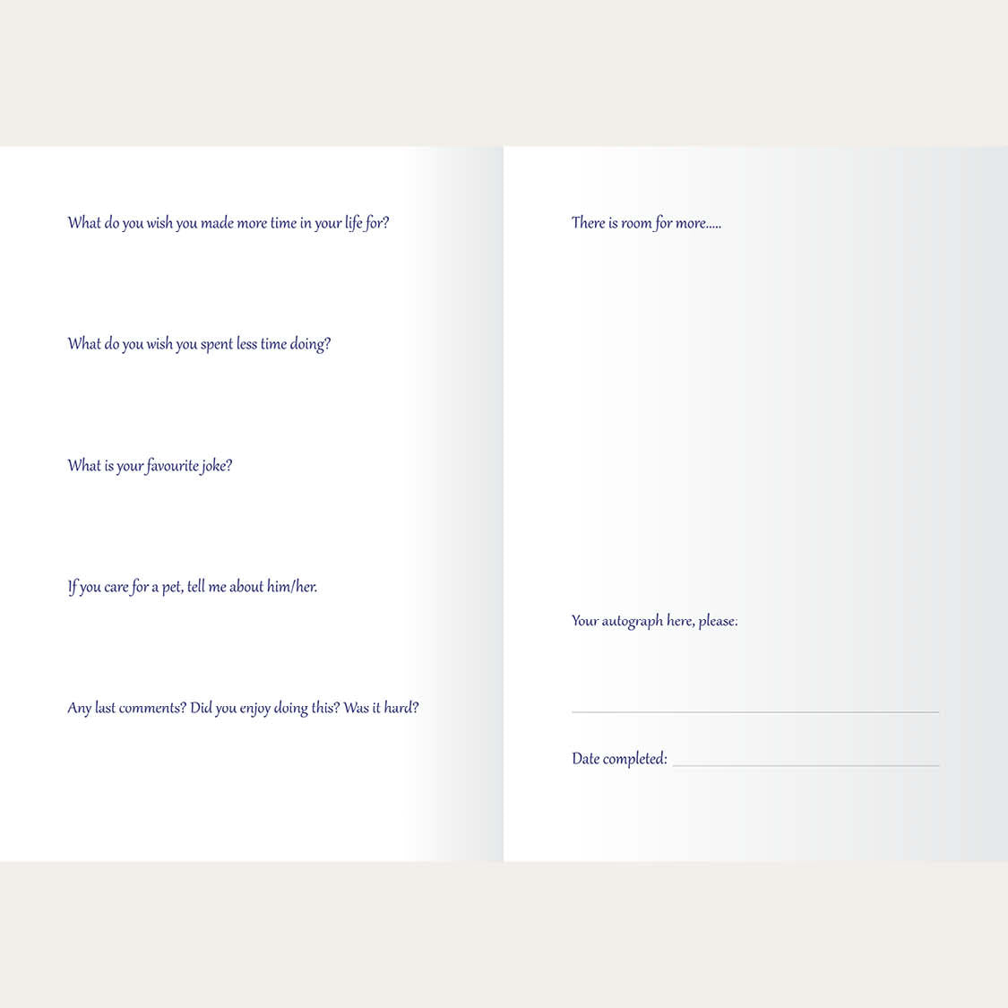 Soft Cover Memoir Book