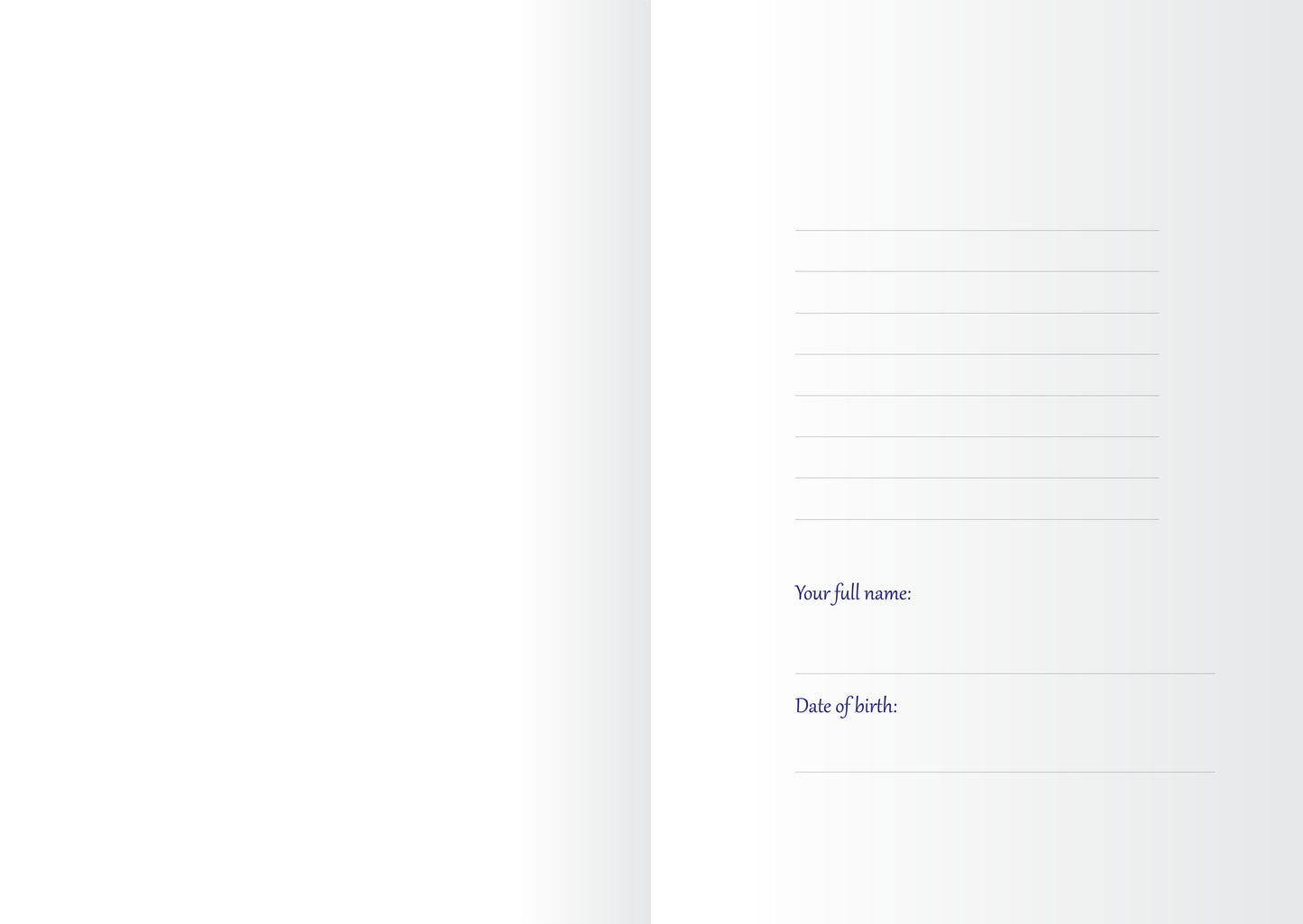 Prestige Memoir Book